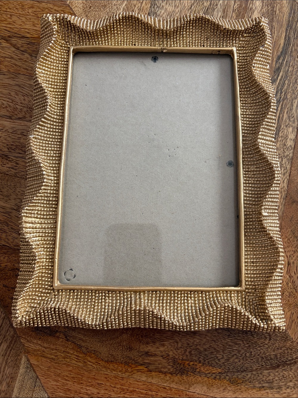 Gold Textured Photo Frame 5 x 7